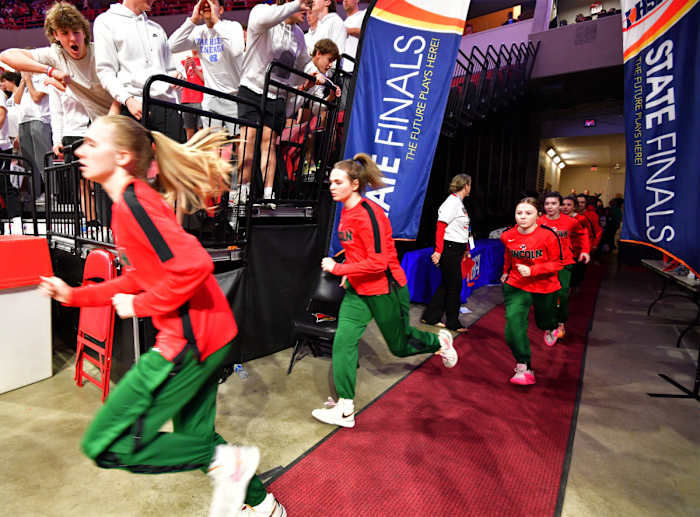 Lincoln Chatham Glenwood Illinois 3A girls basketball championship March 2 2024 Tim Vizer 26361